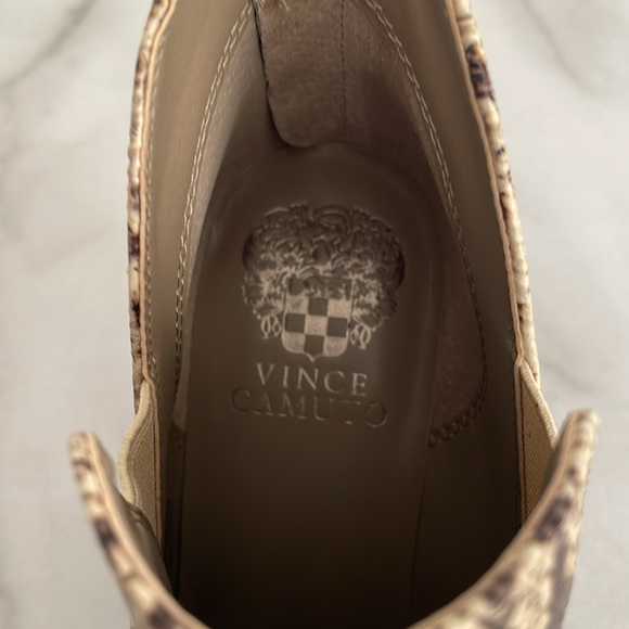 Vince Camuto Gradina Snakeskin Booties - Picture 4 of 4